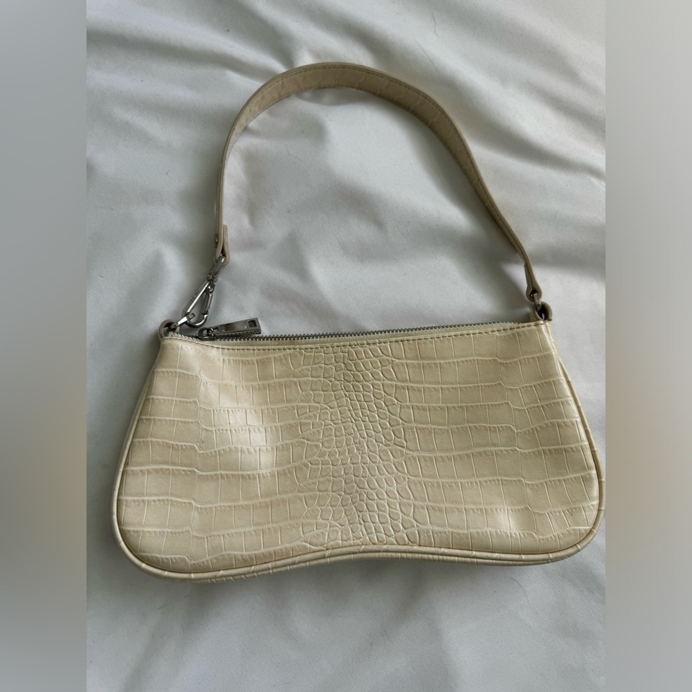 JW pei shoulder bag in ivory croc